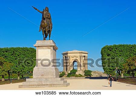Water tower, Promenade du Peyrou, Montpellier, Herault, Languedoc-Roussillon, France View Large Photo Image Stock Photography - Water tower, Promenade du Peyrou, Montpellier, Herault, Languedoc-Roussillon, France. Fotosearch