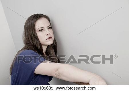 Stock Photography - Young woman. Fotosearch