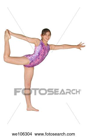 12 year old caucasian girl in gymnastics poses View Large Photo Image Picture - 12 year old caucasian girl in gymnastics poses. Fotosearch