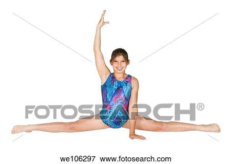 12 year old caucasian girl in gymnastics poses View Large Photo Image Stock Photo - 12 year old caucasian girl in gymnastics poses. Fotosearch