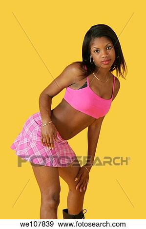 African American woman in early 20´s doing glamour modeling View Large Photo Image Stock Photo - African American woman in early 20´s doing glamour modeling. Fotosearch