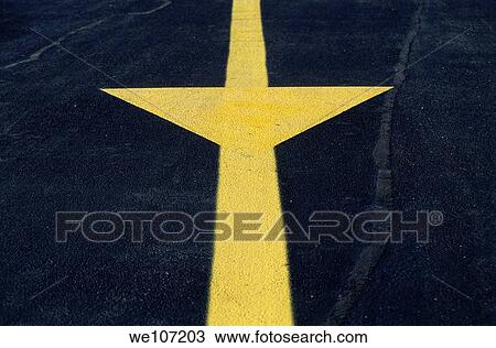 Arrow sign indicating direction and guidance on an airfield, France View Large Photo Image Stock Image - Arrow sign indicating direction and guidance on an airfield, France. Fotosearch