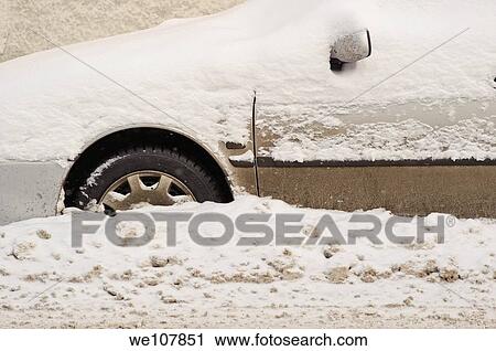 Car covered in snow, Sweden View Large Photo Image Stock Image - Car covered in snow, Sweden. Fotosearch