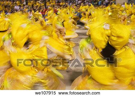 Carnaval parade at the Sambodromo, Rio de Janeiro Brazil View Large Photo Image Stock Photography - Carnaval parade at the Sambodromo, Rio de Janeiro Brazil. Fotosearch