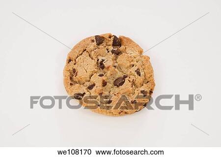 Chocolate Chip Cookies on white background View Large Photo Image Stock Image - Chocolate Chip Cookies on white background. Fotosearch