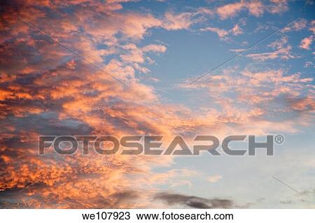 Clouds at Sunset View Large Photo Image Stock Image - Clouds at Sunset. Fotosearch