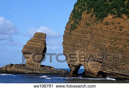 Coastal rock formations, Bourail, New Caledonia View Large Photo Image Stock Image - Coastal rock formations, Bourail, New Caledonia. Fotosearch