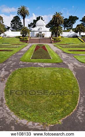 Stock Image - Conservatory of Flowers, Golden Gate Park, San Francisco, California, USA. Fotosearch