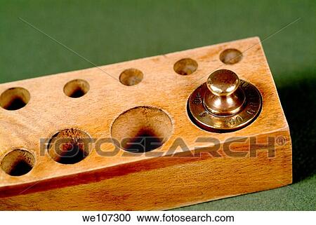 Copper scale weight in a wooden box View Large Photo Image Stock Image - Copper scale weight in a wooden box. Fotosearch