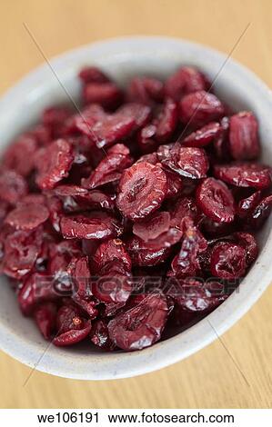 Dried Cranberries in a Bowl View Large Photo Image Stock Image - Dried Cranberries in a Bowl. Fotosearch