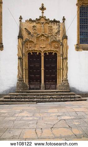 Entrance Door to a bulding on the campus of the Old University of Coimbra, Portugal, Europe View Large Photo Image Stock Image - Entrance Door to a bulding on the campus of the Old University of Coimbra, Portugal, Europe. Fotosearch