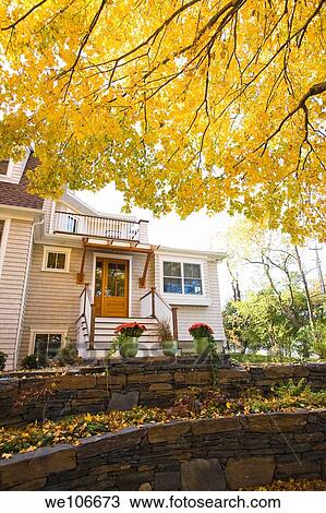 Exterior of New England Home Scituate, Massachusetts View Large Photo Image Stock Image - Exterior of New England Home Scituate, Massachusetts. Fotosearch