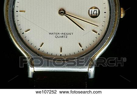 Face of a wristwatch telling the time View Large Photo Image Stock Image - Face of a wristwatch telling the time. Fotosearch