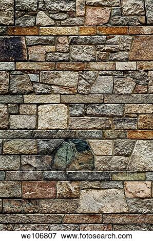 Stock Photo - Fildstone wall detail. Fotosearch