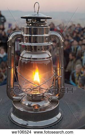 Glowing lantern at the Boy Scouts Christian celebration in Marseille, France View Large Photo Image Picture - Glowing lantern at the Boy Scouts Christian celebration in Marseille, France. Fotosearch