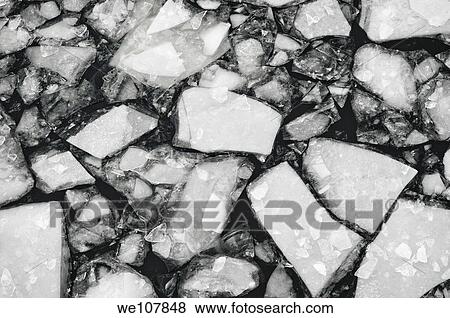 Stock Photo - Ice Sheets,, Sweden. Fotosearch