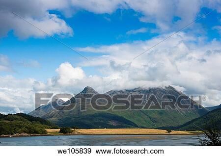 Landscape of the Highland mountains at Glencoe, Scotland View Large Photo Image Stock Photo - Landscape of the Highland mountains at Glencoe, Scotland. Fotosearch