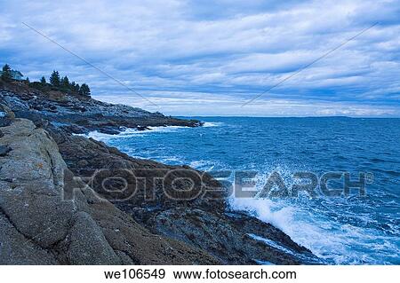 Maine Coast Bristol View Large Photo Image Stock Photo - Maine Coast Bristol. Fotosearch