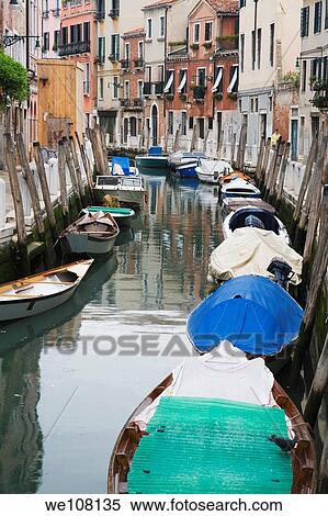 One of many canals with typical Venusian architecture in Venice Italy View Large Photo Image Stock Photography - One of many canals with typical Venusian architecture in Venice Italy. Fotosearch