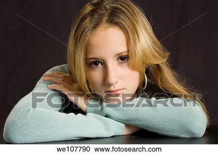 Portrait of a young teenager View Large Photo Image Stock Image - Portrait of a young teenager. Fotosearch