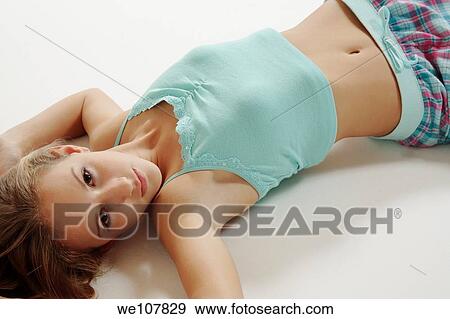 Stock Photo - Portrait of a young teenager. Fotosearch
