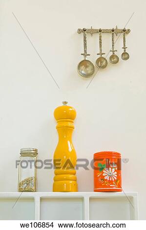 Picture - Spice Rack in Kitchen No MR PR RF 06-05. Fotosearch