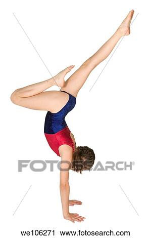Ten year old caucasian girl in gymnastics poses View Large Photo Image Stock Image - Ten year old caucasian girl in gymnastics poses. Fotosearch