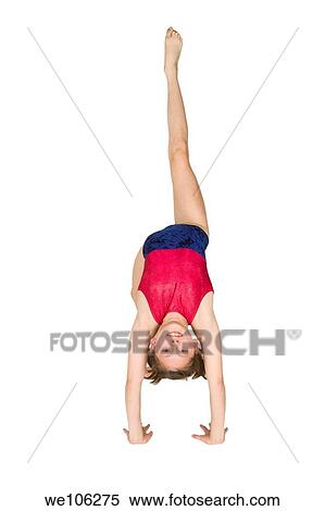 Ten year old caucasian girl in gymnastics poses View Large Photo Image Stock Photography - Ten year old caucasian girl in gymnastics poses. Fotosearch