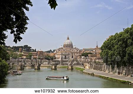 The Vatican as seen from across the Tiber River in Rome Italy View Large Photo Image Stock Image - The Vatican as seen from across the Tiber River in Rome Italy. Fotosearch
