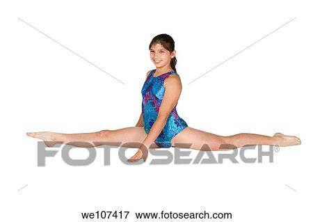 12 year old caucasian girl in gymnastics poses View Large Photo Image Stock Photo - 12 year old caucasian girl in gymnastics poses. Fotosearch