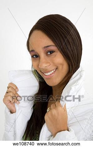 African American woman in early 20's doing glamour modeling View Large Photo Image Stock Image - African American woman in early 20's doing glamour modeling. Fotosearch