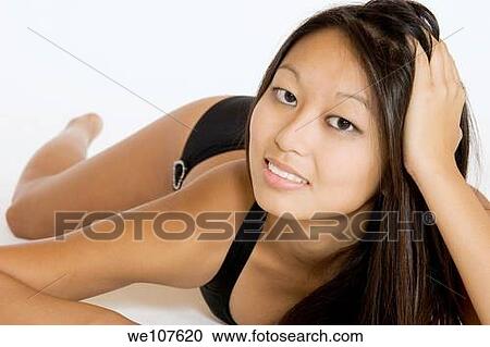 Asian woman in swimsuit View Large Photo Image Stock Image - Asian woman in swimsuit. Fotosearch
