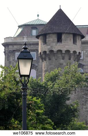 Buda Castle, and a bastion of light View Large Photo Image Stock Photography - Buda Castle, and a bastion of light. Fotosearch