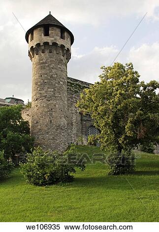 Buda Castle and the bastion of green space View Large Photo Image Stock Photography - Buda Castle and the bastion of green space. Fotosearch