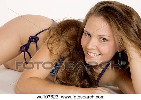 Caucasian woman in swimsuit View Large Photo Image Stock Image - Caucasian woman in swimsuit. Fotosearch