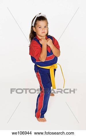 Four year old practicing Martial Arts View Large Photo Image Picture - Four year old practicing Martial Arts. Fotosearch
