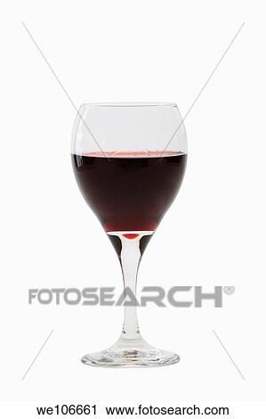Stock Image - Glass of Red Wine. Fotosearch
