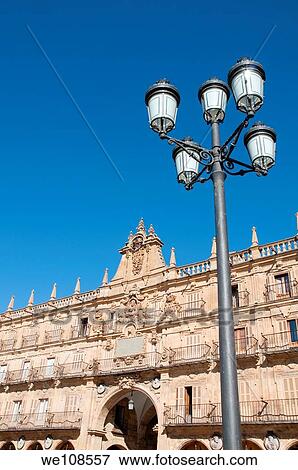 Main Square. Salamanca, Castilla Le? n, Spain. View Large Photo Image Stock Photo - Main Square. Salamanca, Castilla Le? n, Spain.. Fotosearch