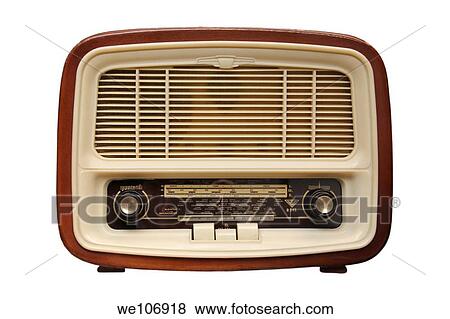Old radio from 1950 and the years View Large Photo Image Stock Photo - Old radio from 1950 and the years. Fotosearch