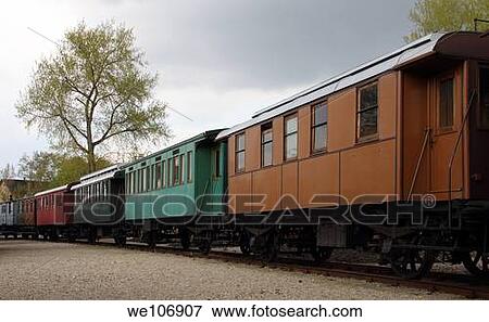 Old Railway train is waiting at the station. View Large Photo Image Stock Photo - Old Railway train is waiting at the station.. Fotosearch