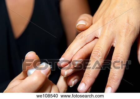 Painting nails View Large Photo Image Stock Image - Painting nails. Fotosearch