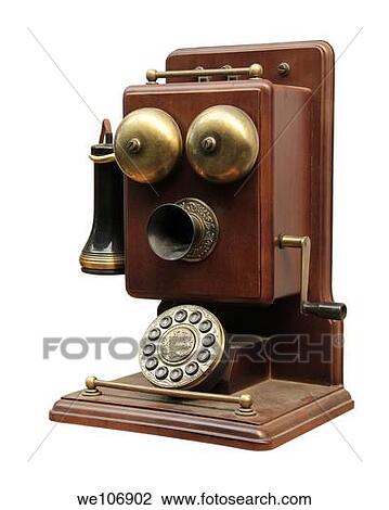 Stock Image - Phone sets 20 century, from the beginning. Fotosearch