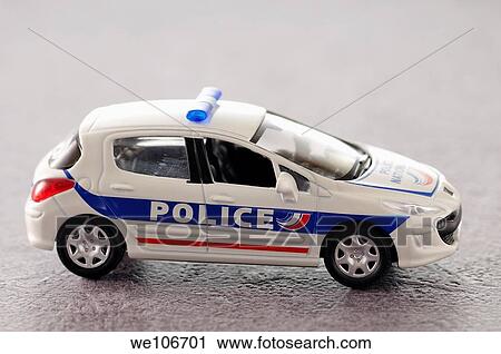 Stock Image - Police car. Fotosearch