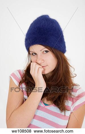 Portrait of a teenage girl View Large Photo Image Stock Photo - Portrait of a teenage girl. Fotosearch