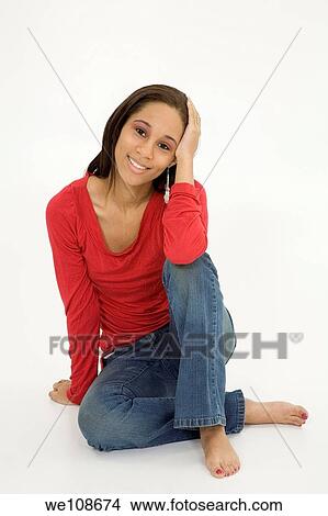 Portrait of beautiful young African American teenager View Large Photo Image Picture - Portrait of beautiful young African American teenager. Fotosearch