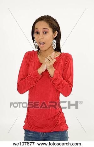 Portrait of beautiful young African American teenager View Large Photo Image Stock Photo - Portrait of beautiful young African American teenager. Fotosearch