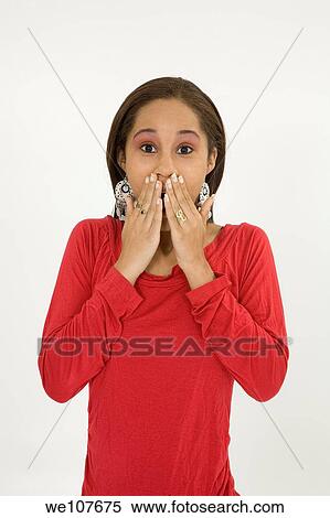 Portrait of beautiful young African American teenager View Large Photo Image Stock Photography - Portrait of beautiful young African American teenager. Fotosearch