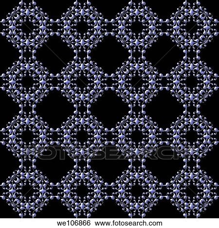 Stock Photograph - seamless tileable decorative background pattern. Fotosearch