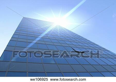 Skyscraper office building and gleam. View Large Photo Image Stock Photography - Skyscraper office building and gleam.. Fotosearch