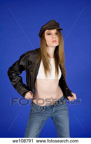 Teenage girl displaying an attitude View Large Photo Image Stock Image - Teenage girl displaying an attitude. Fotosearch